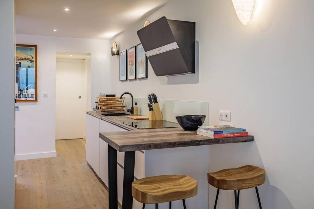 Appartement 5*, Climatise, Avec Terrasse Au Quartier Le Panier Marseille Exteriör bild